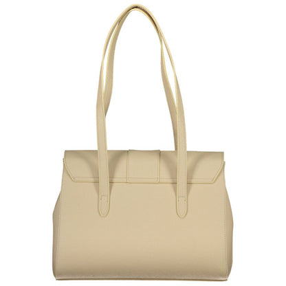 Bolso de mano de polietileno beige de Valentino Bags