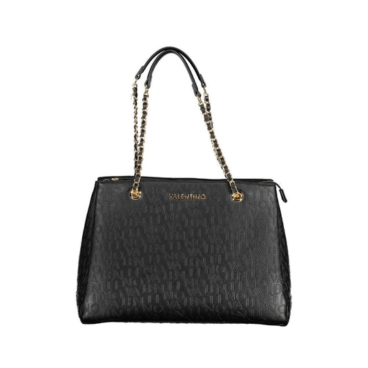 Bolso de mano de polietileno negro de Valentino Bags