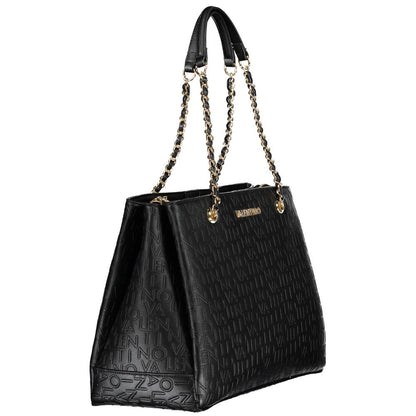 Bolso de mano de polietileno negro de Valentino Bags