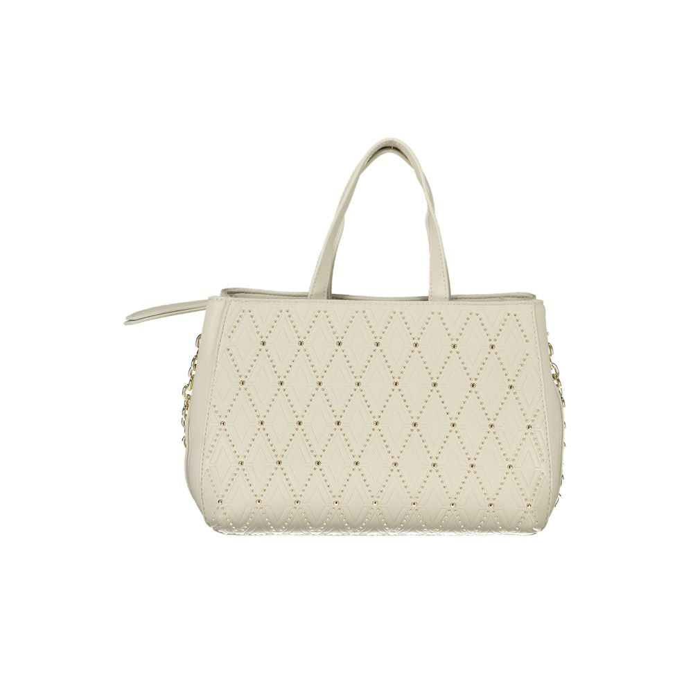 Bolso de mano de polietileno blanco de Valentino Bags