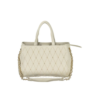 Bolso de mano de polietileno blanco de Valentino Bags