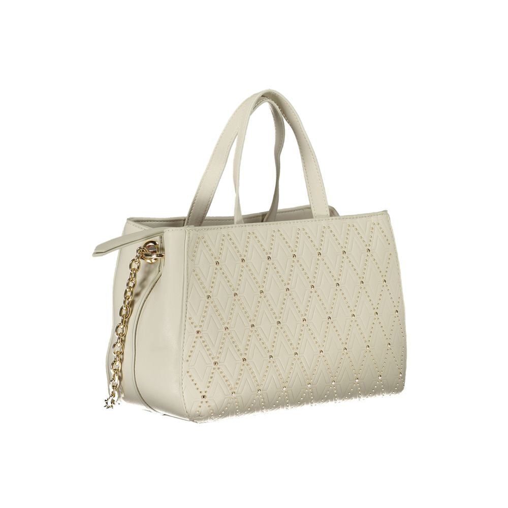 Bolso de mano de polietileno blanco de Valentino Bags