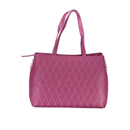 Bolso de mano de polietileno morado de Valentino Bags