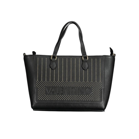 Bolso de mano de polietileno negro de Valentino Bags