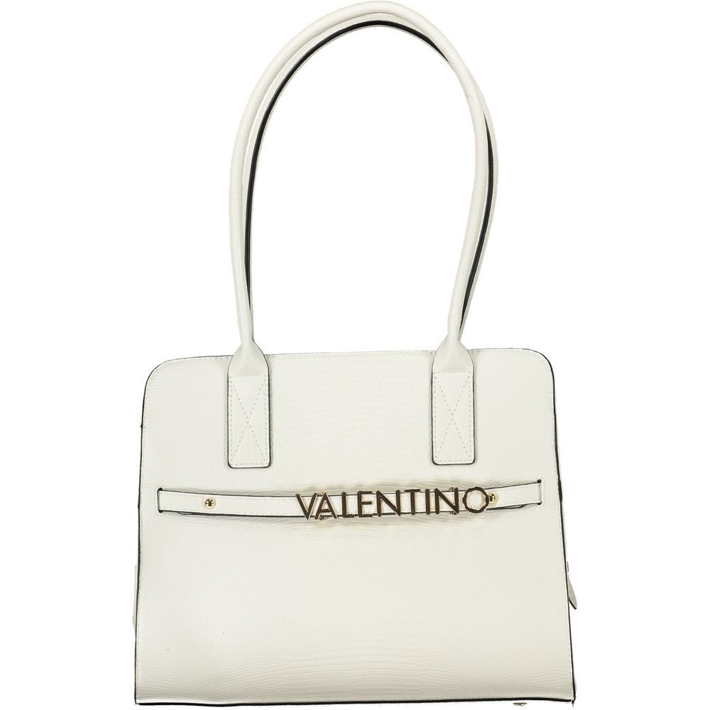 Bolso de mano de polietileno blanco de Valentino Bags
