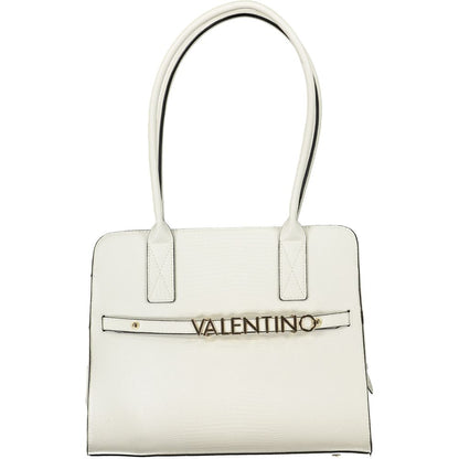 Bolso de mano de polietileno blanco de Valentino Bags