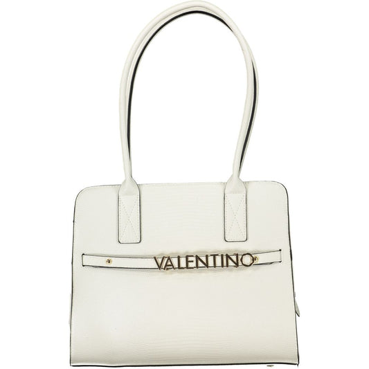 Bolso de mano de polietileno blanco de Valentino Bags