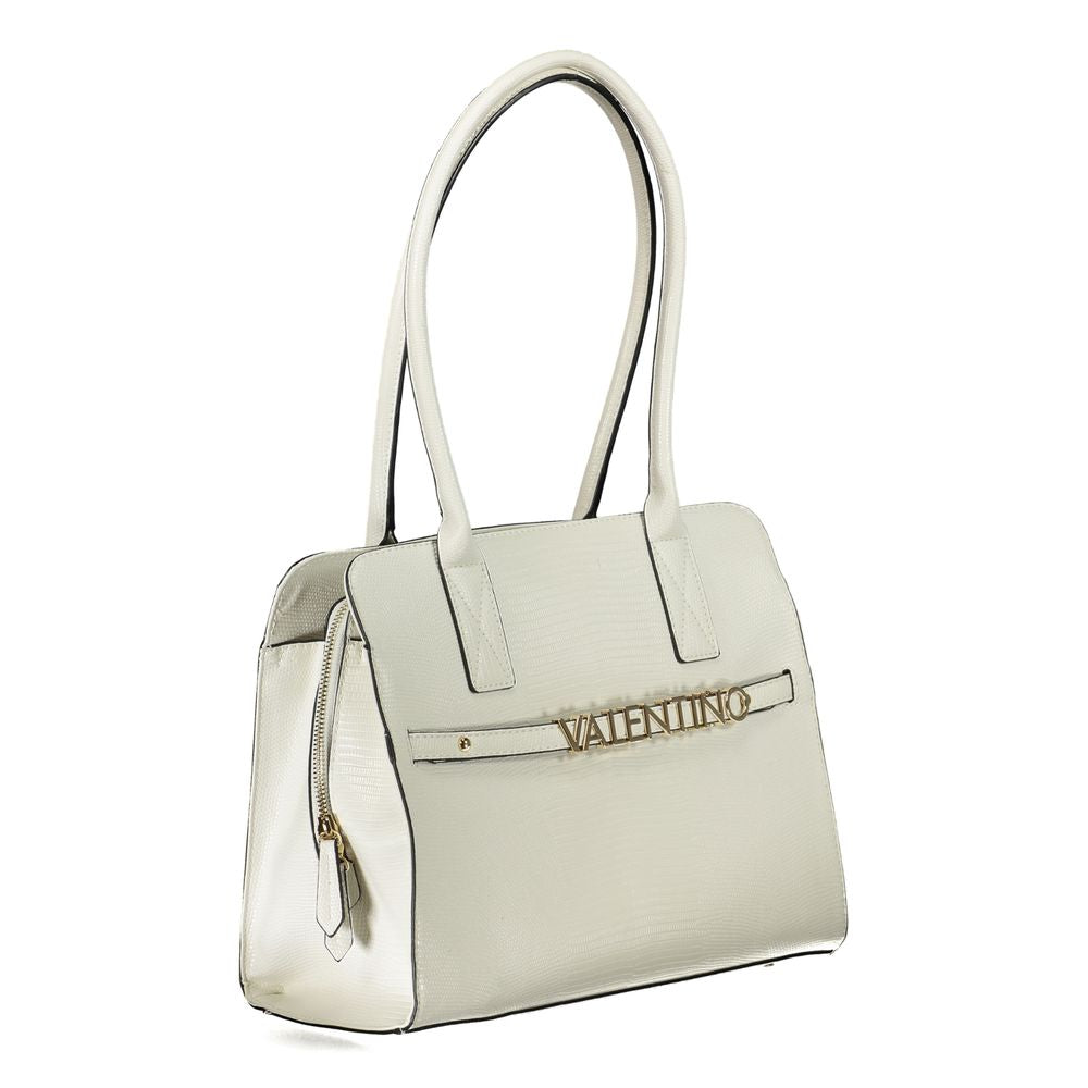 Bolso de mano de polietileno blanco de Valentino Bags