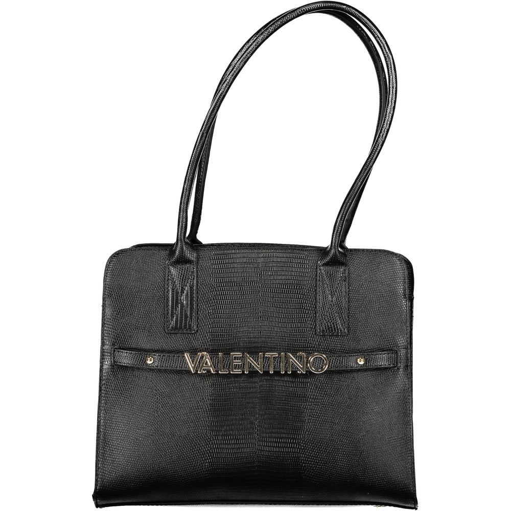 Bolso de mano de polietileno negro de Valentino Bags