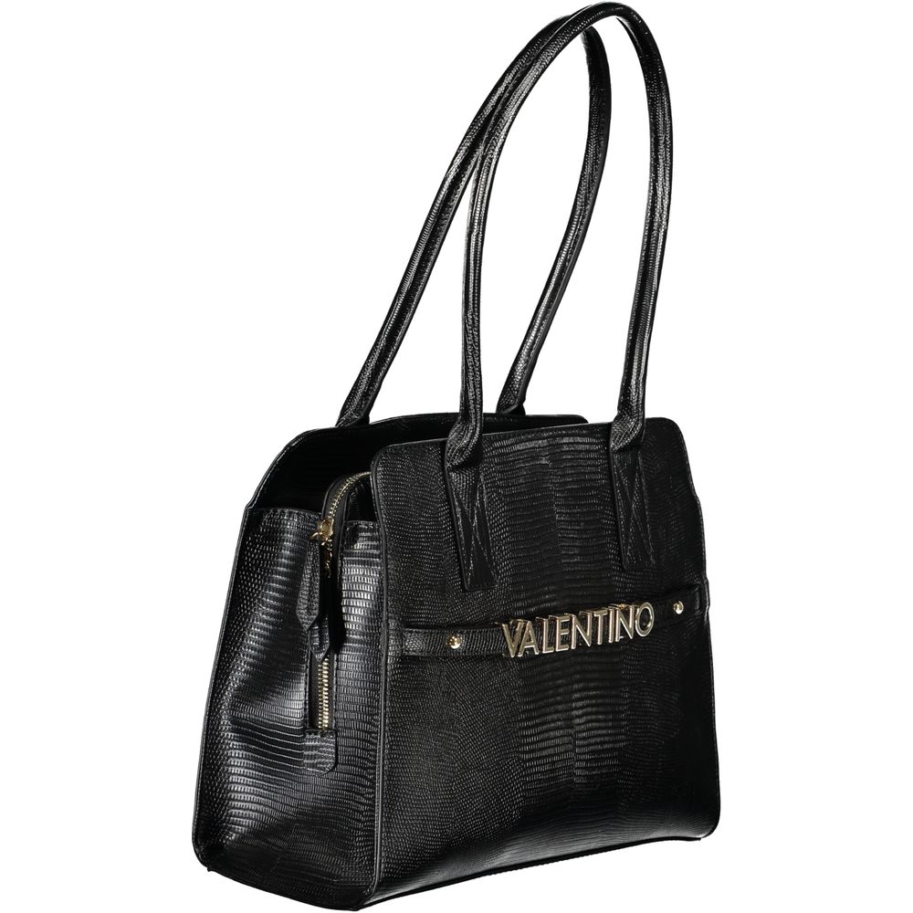 Bolso de mano de polietileno negro de Valentino Bags