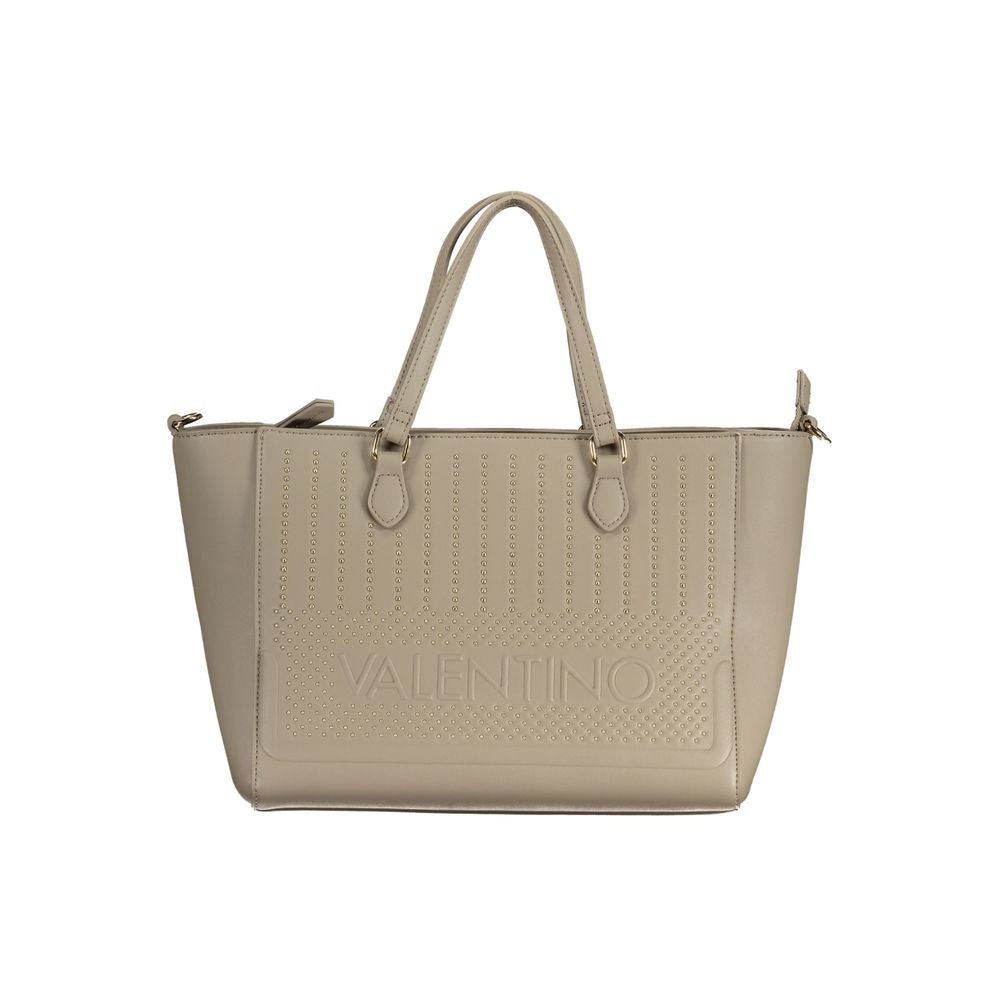 Bolso de mano de polietileno beige de Valentino Bags