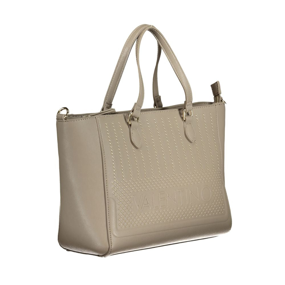 Bolso de mano de polietileno beige de Valentino Bags