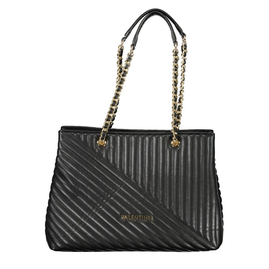 Bolso de mano de polietileno negro de Valentino Bags