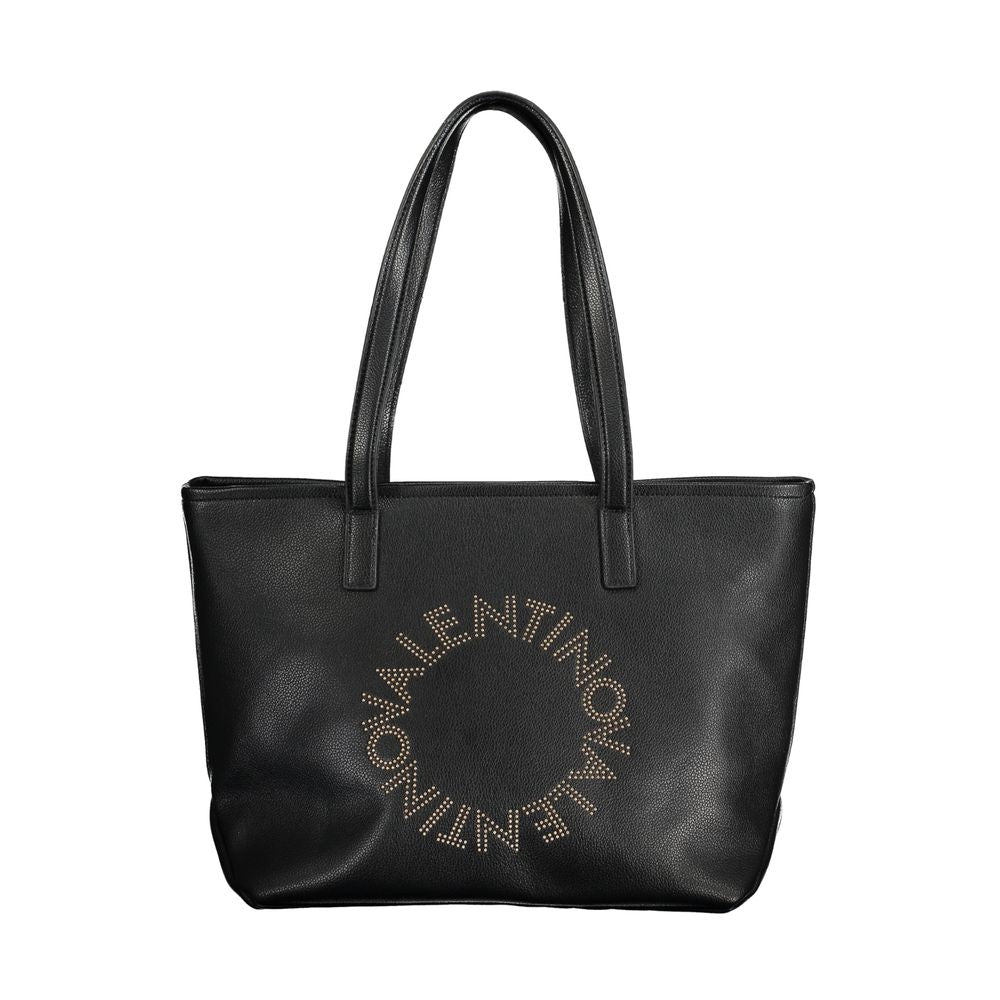 Bolso de mano de polietileno negro de Valentino Bags