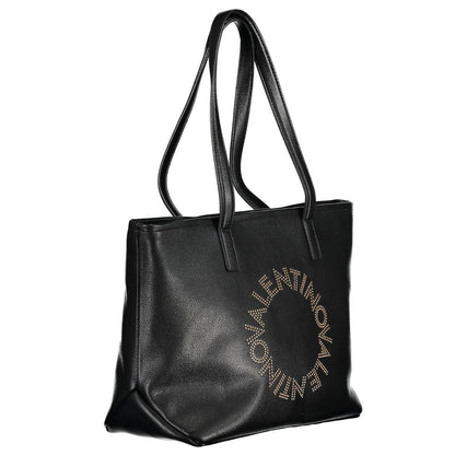 Bolso de mano de polietileno negro de Valentino Bags