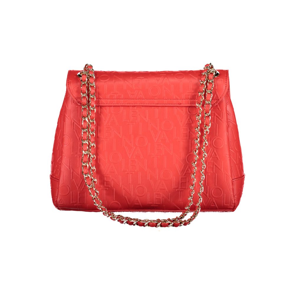 Bolso de mano de polietileno rojo de Valentino Bags