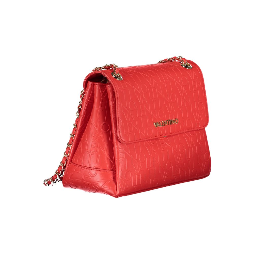 Bolso de mano de polietileno rojo de Valentino Bags