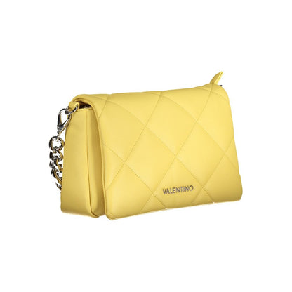 Bolso de mano de polietileno amarillo de Valentino Bags