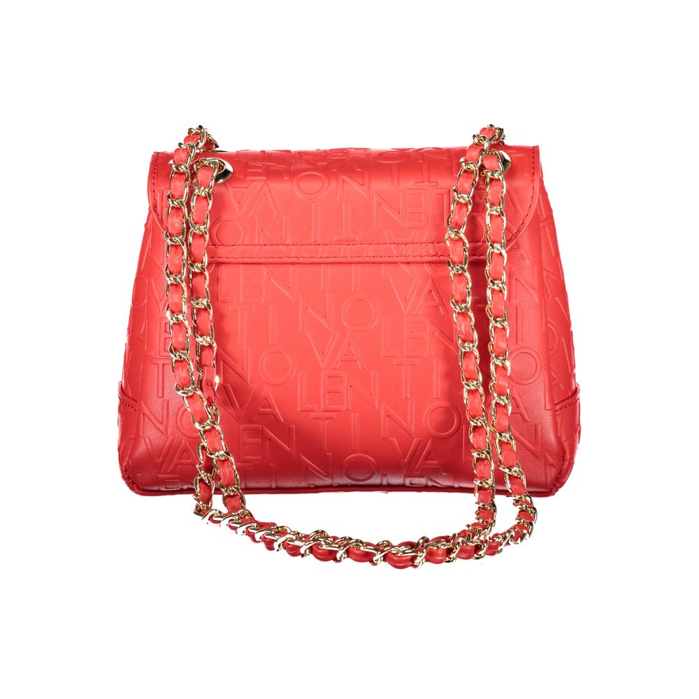 Bolso de mano de polietileno rojo de Valentino Bags