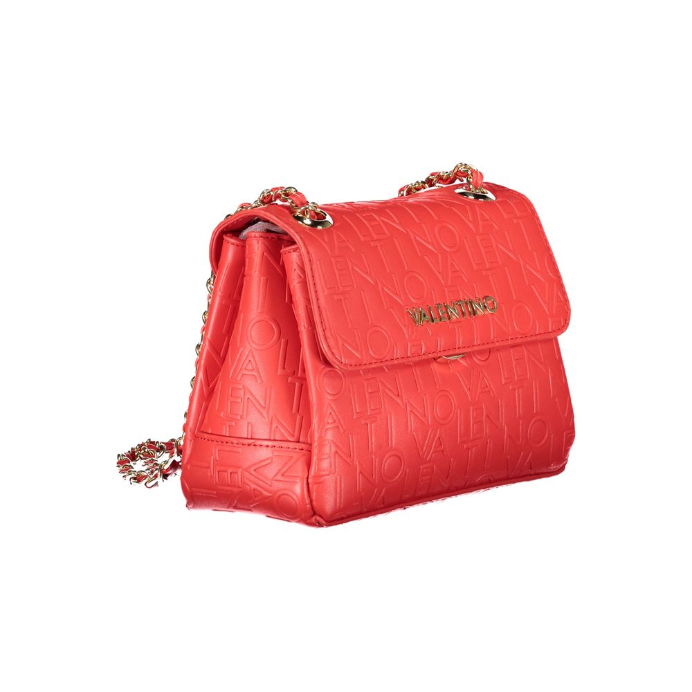 Bolso de mano de polietileno rojo de Valentino Bags