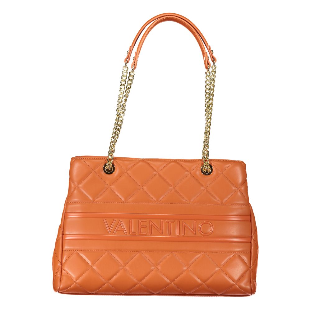 Bolso de mano de polietileno naranja de Valentino Bags