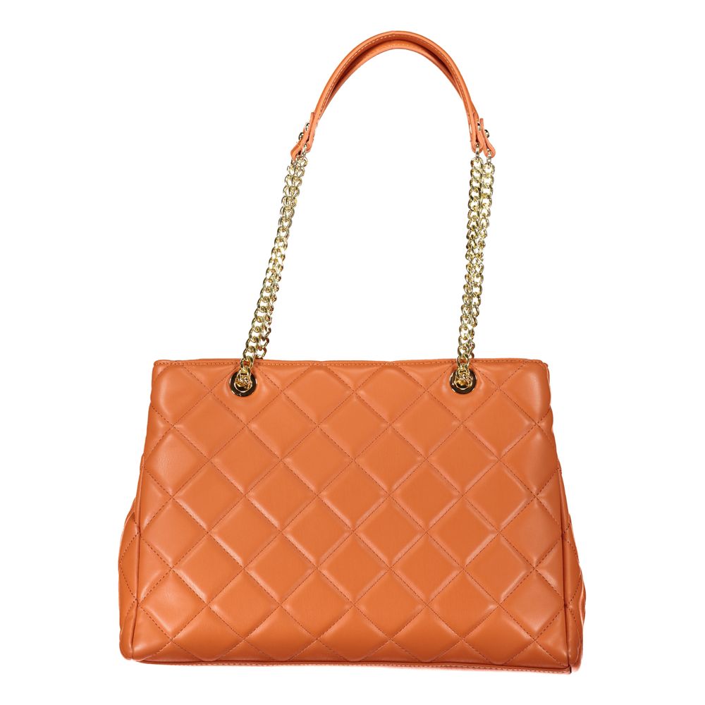 Bolso de mano de polietileno naranja de Valentino Bags