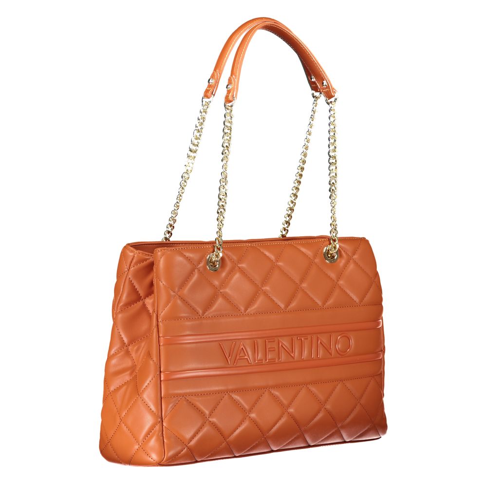 Bolso de mano de polietileno naranja de Valentino Bags