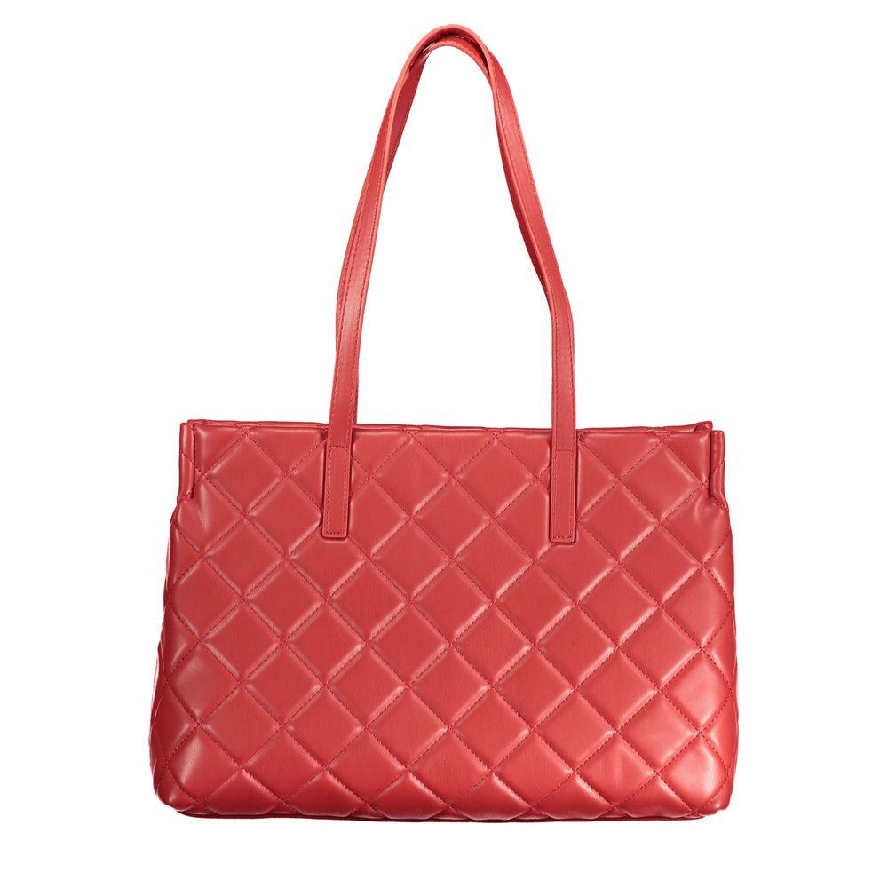 Bolso de mano de polietileno rojo de Valentino Bags