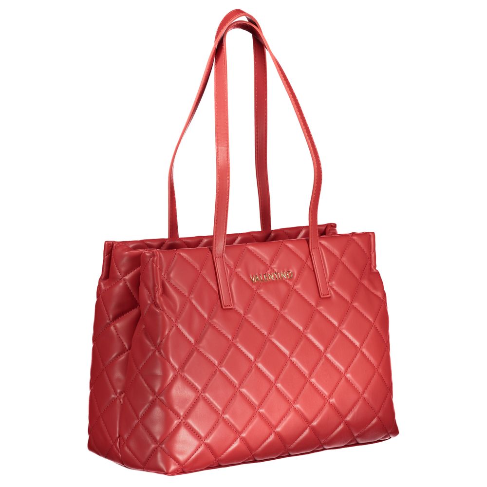 Bolso de mano de polietileno rojo de Valentino Bags