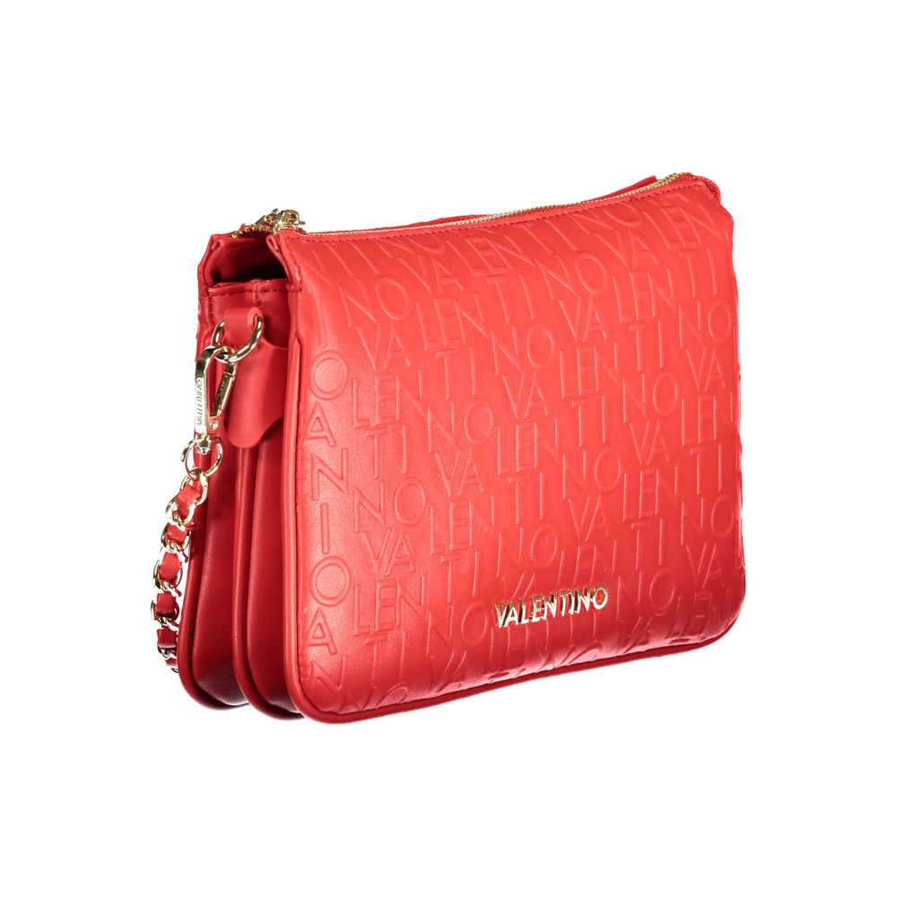 Bolso de mano de polietileno rojo de Valentino Bags