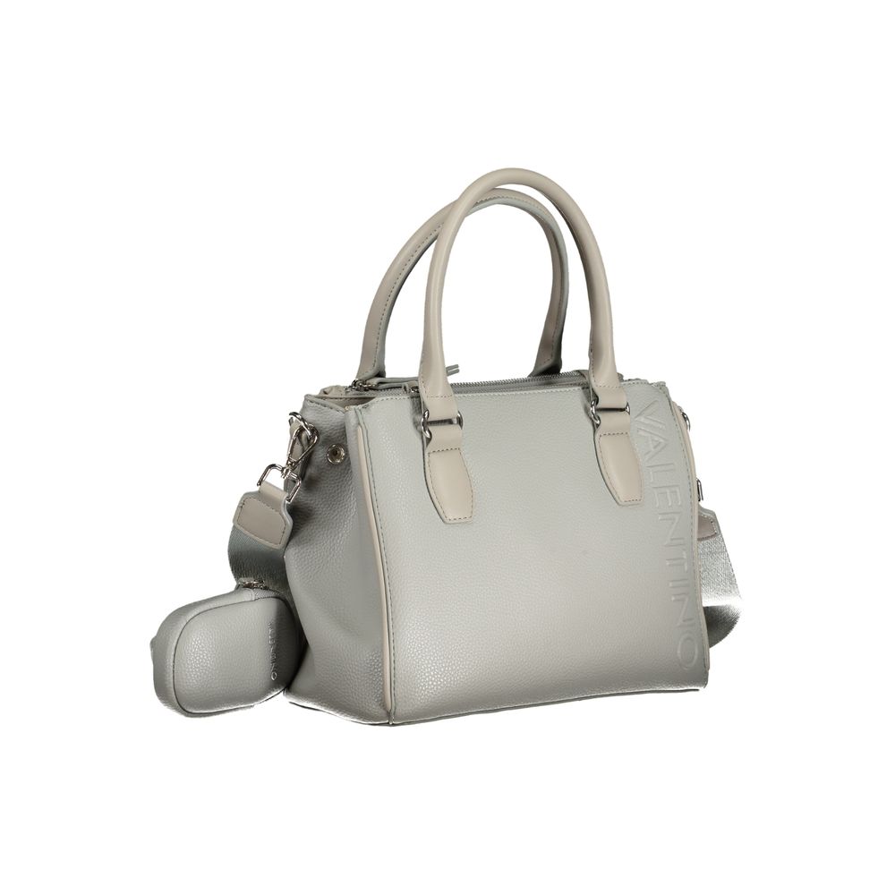 Bolso de mano de polietileno gris de Valentino Bags