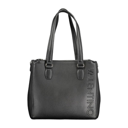 Bolso de mano de polietileno negro de Valentino Bags