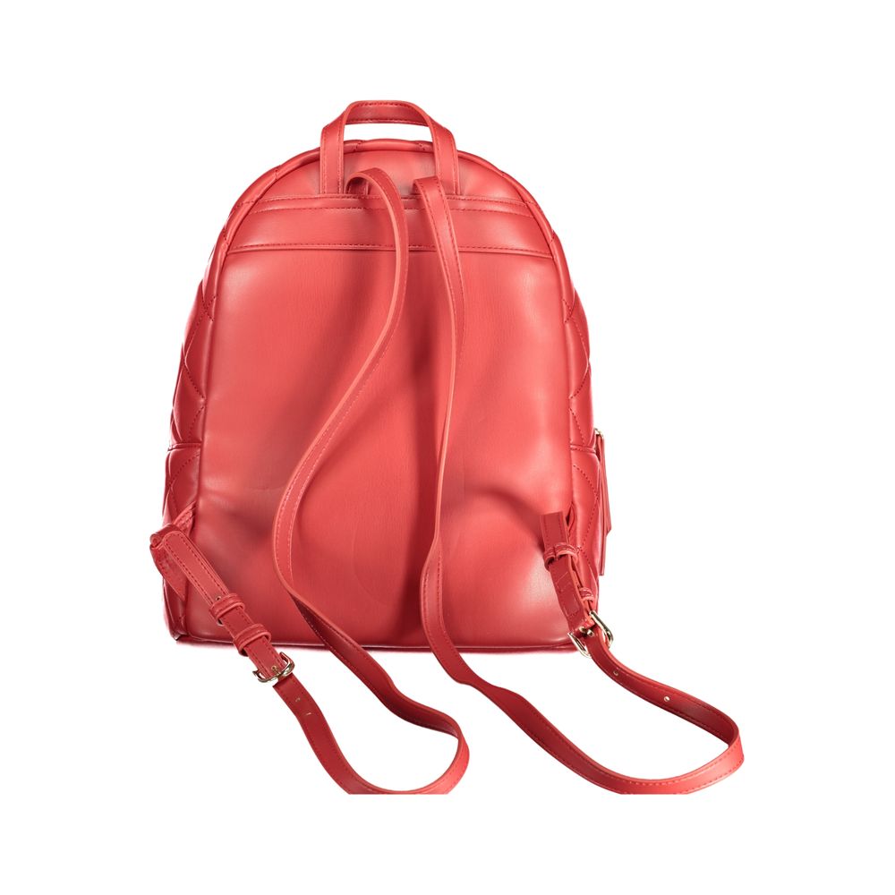 Mochila de polietileno roja de Valentino Bags