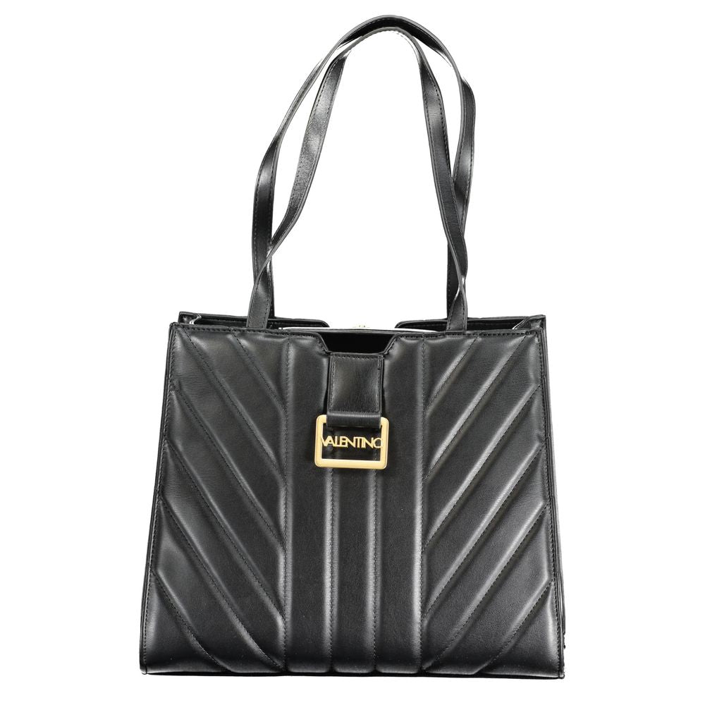 Bolso de mano de polietileno negro de Valentino Bags