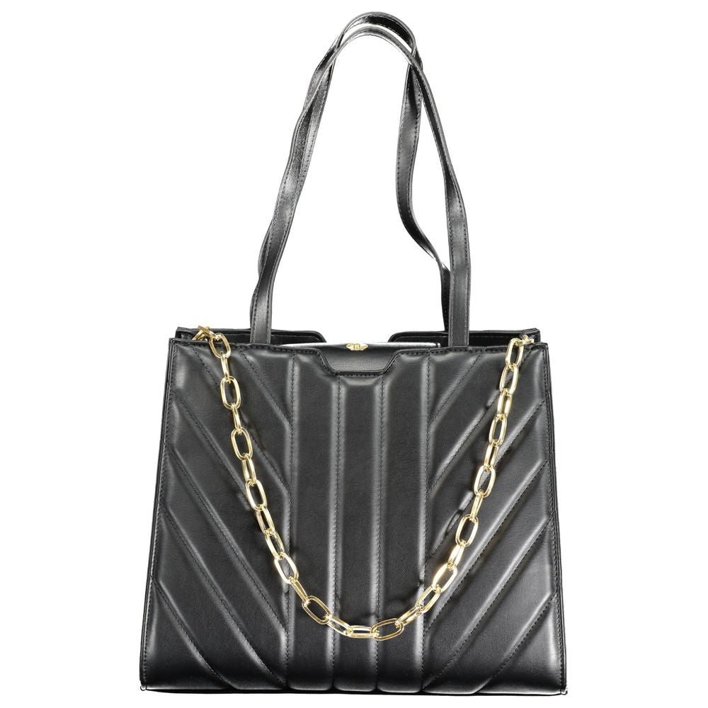 Bolso de mano de polietileno negro de Valentino Bags