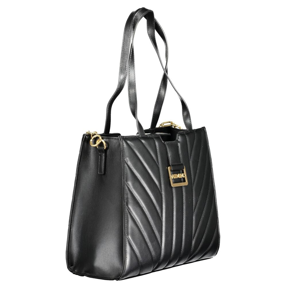 Bolso de mano de polietileno negro de Valentino Bags