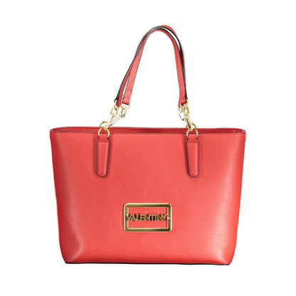 Bolso de mano de polietileno rojo de Valentino Bags