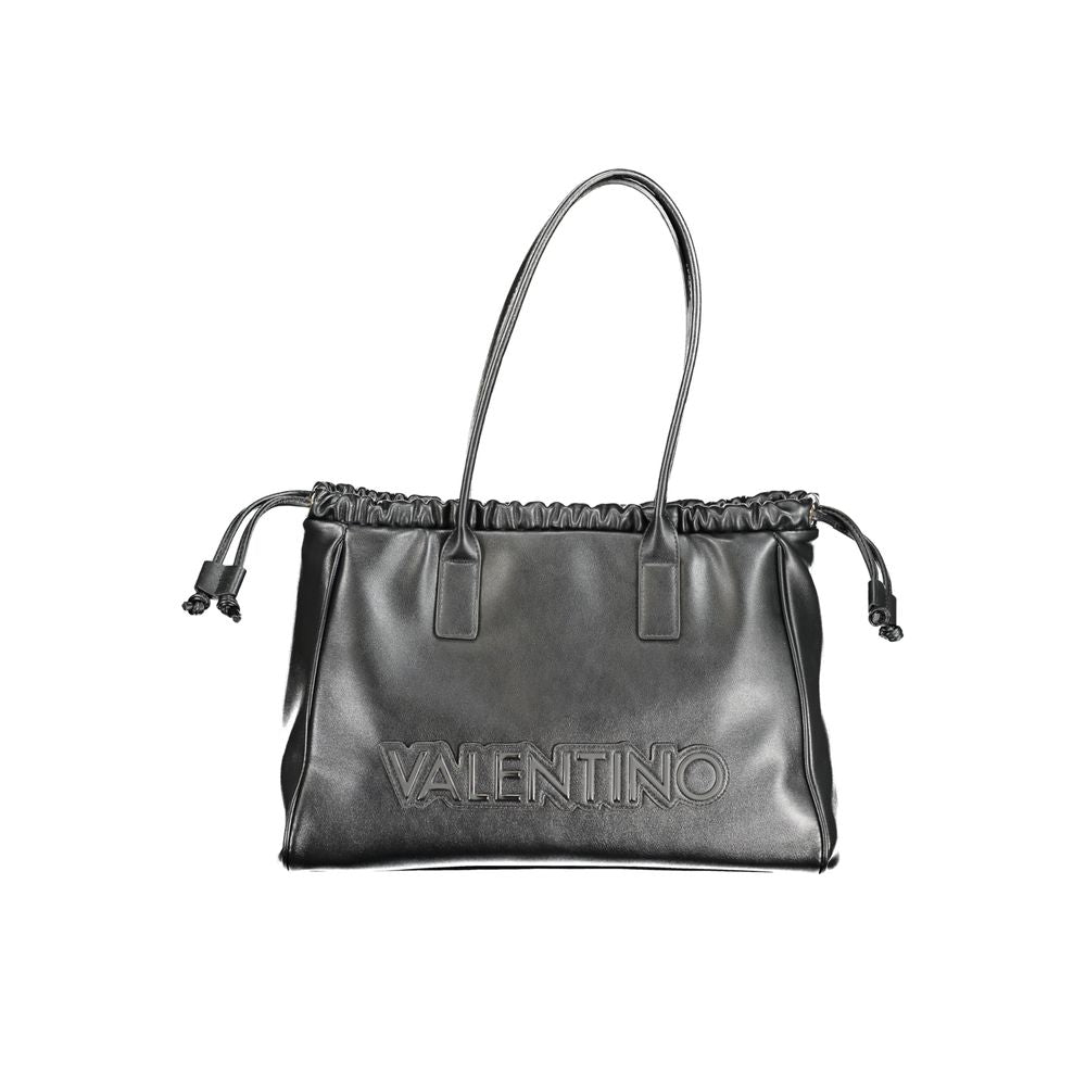 Bolso de mano de polietileno negro de Valentino Bags