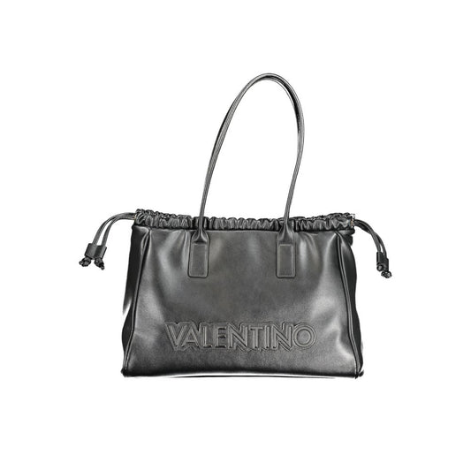 Bolso de mano de polietileno negro de Valentino Bags