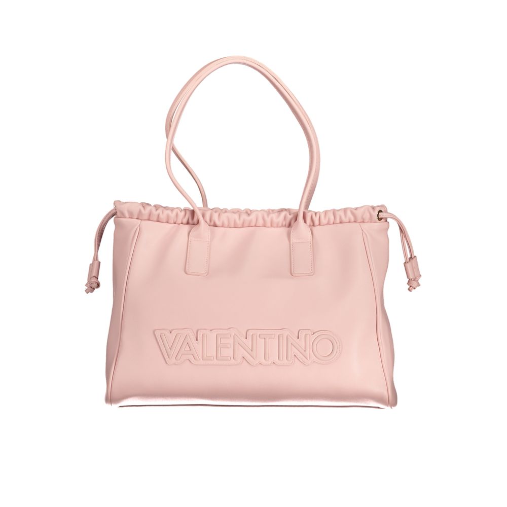 Bolso de mano de polietileno rosa de Valentino Bags