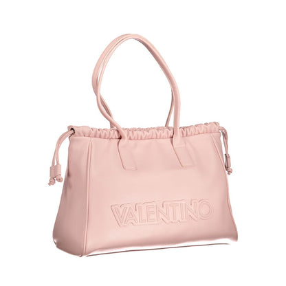 Bolso de mano de polietileno rosa de Valentino Bags