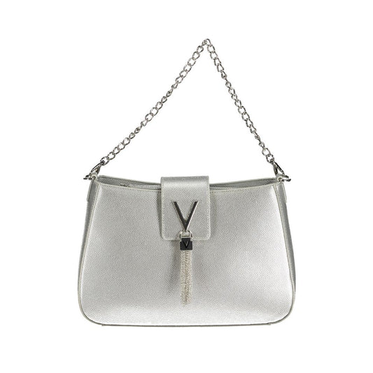 Bolso de mano de polietileno plateado de Valentino Bags