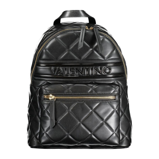 Mochila de polietileno negra de Valentino Bags