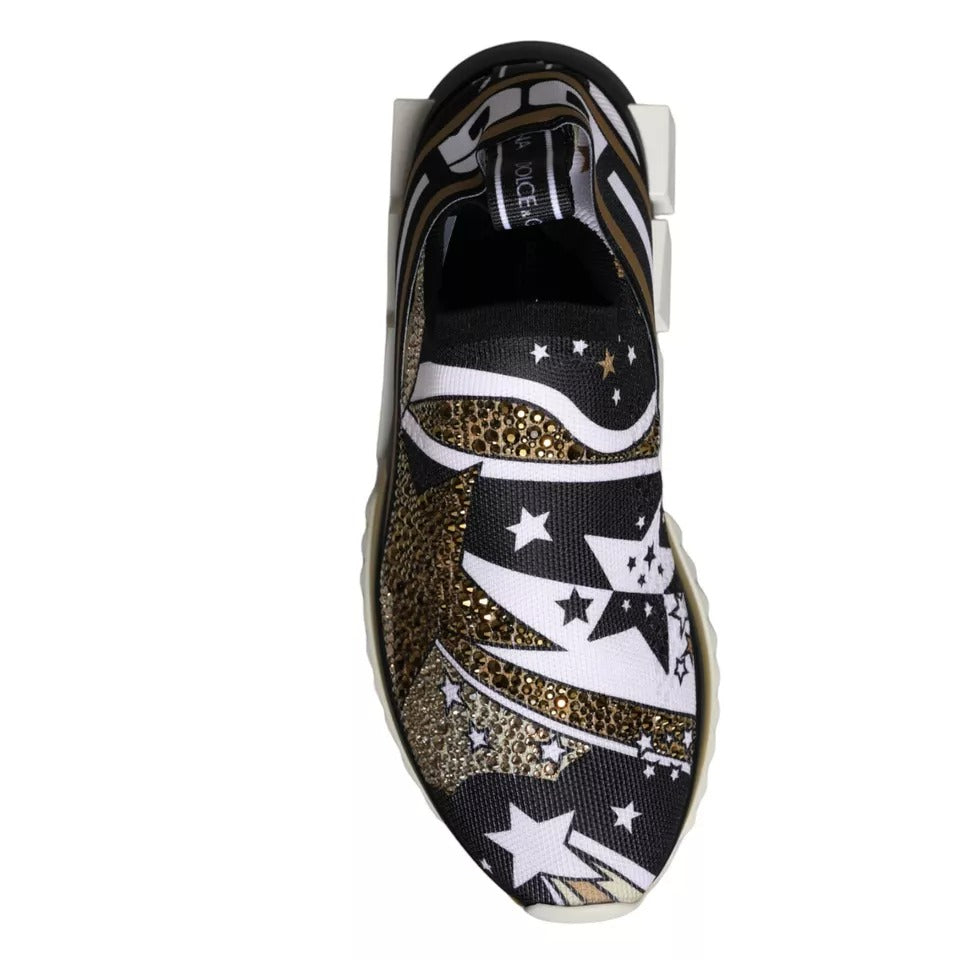 Zapatillas deportivas Sorrento con estampado de estrellas multicolor de Dolce &amp; Gabbana