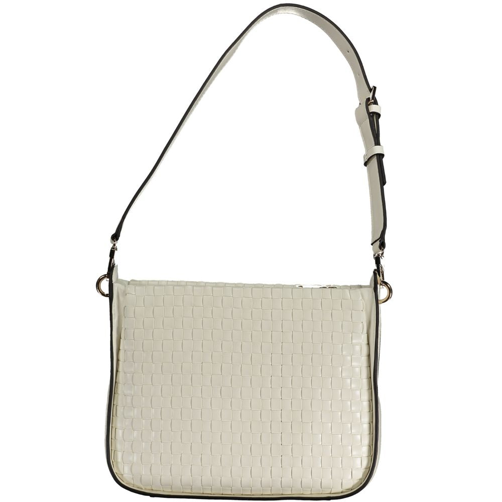 Bolso de mano de polietileno blanco Guess Jeans