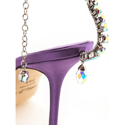 Jimmy Choo Purple Raso Sandal