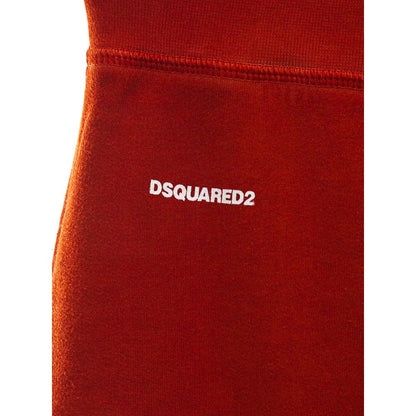 Pantalones y vaqueros de algodón rojos de Dsquared²