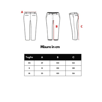 Pantalones y vaqueros de algodón rojos de Dsquared²