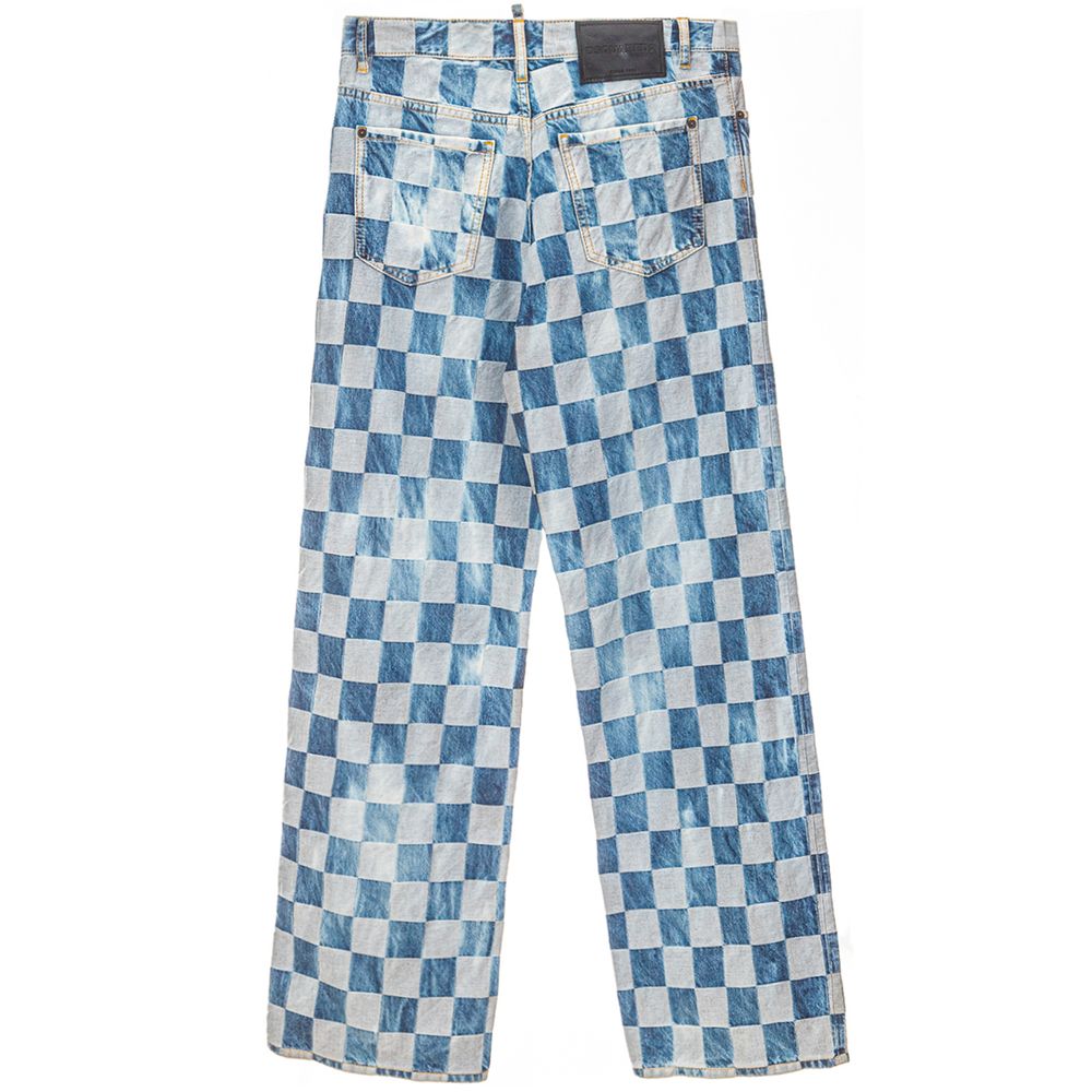 Pantalones y vaqueros de algodón azul de Dsquared²