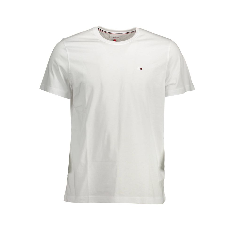 Camiseta de algodón blanca de Tommy Hilfiger